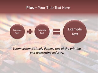Party Copy Space Red PowerPoint Template