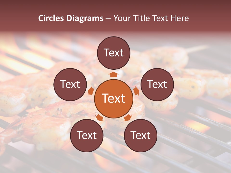 Party Copy Space Red PowerPoint Template