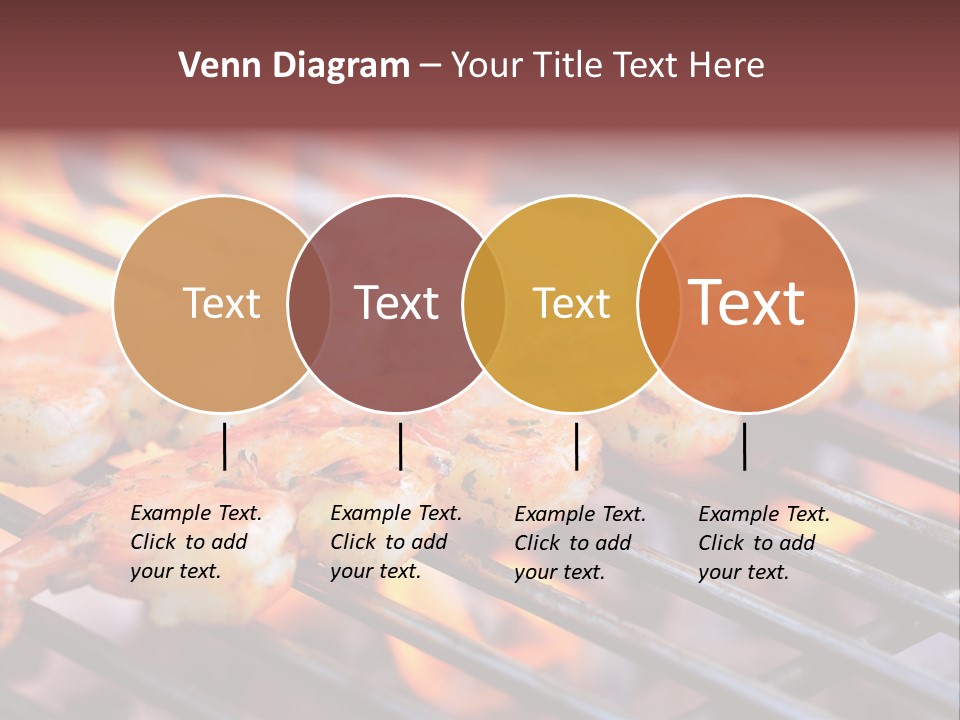 Party Copy Space Red PowerPoint Template