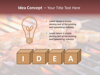Party Copy Space Red PowerPoint Template