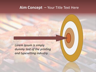 Party Copy Space Red PowerPoint Template