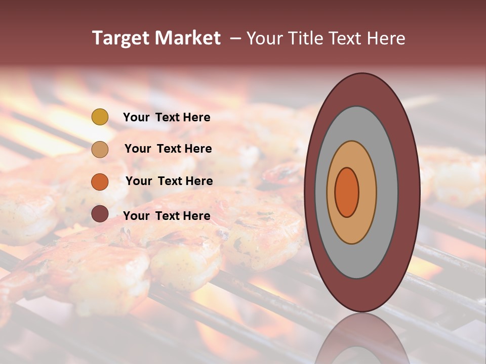 Party Copy Space Red PowerPoint Template