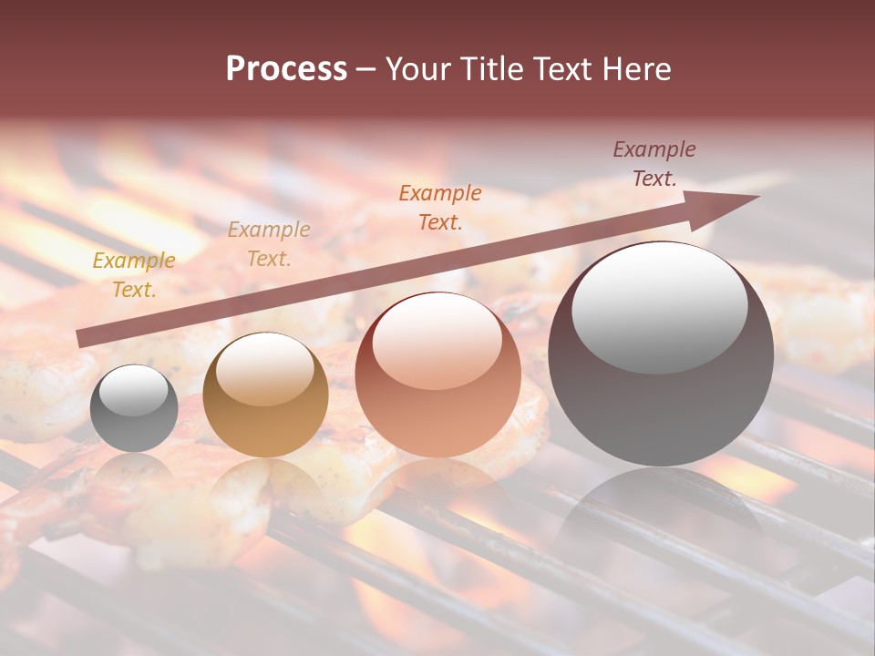 Party Copy Space Red PowerPoint Template