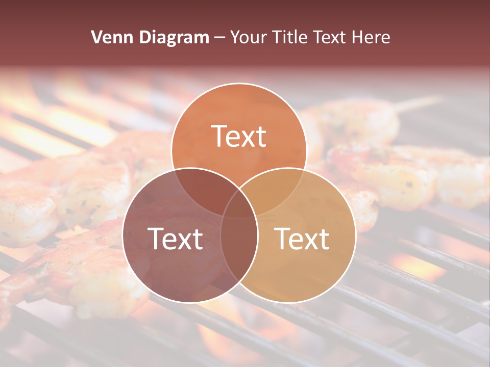 Party Copy Space Red PowerPoint Template