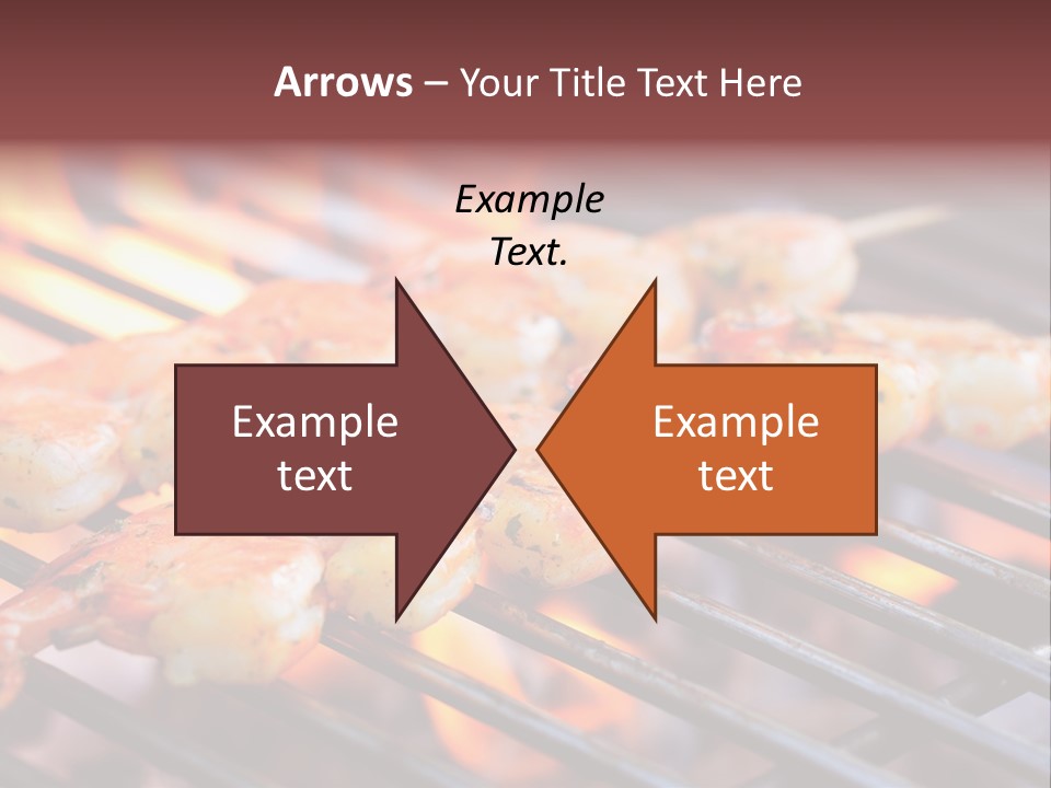 Party Copy Space Red PowerPoint Template