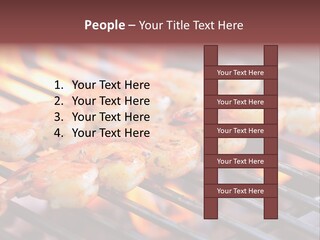 Party Copy Space Red PowerPoint Template