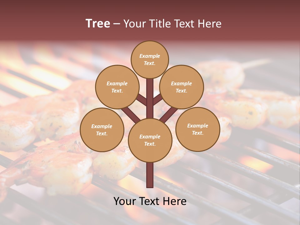 Party Copy Space Red PowerPoint Template