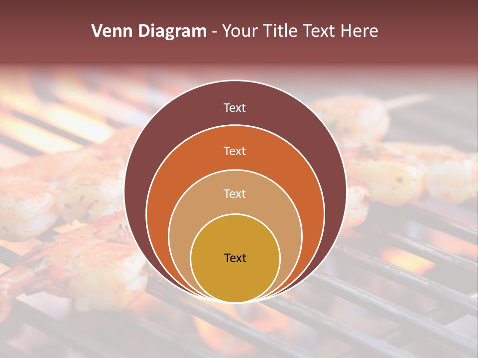 Party Copy Space Red PowerPoint Template