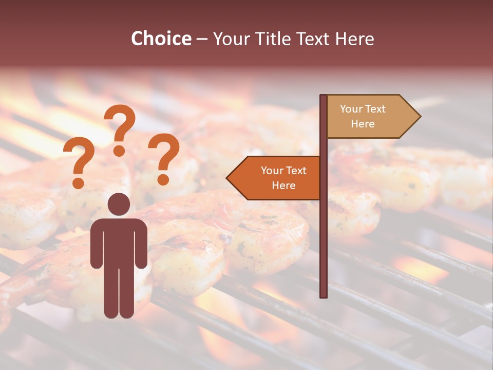 Party Copy Space Red PowerPoint Template