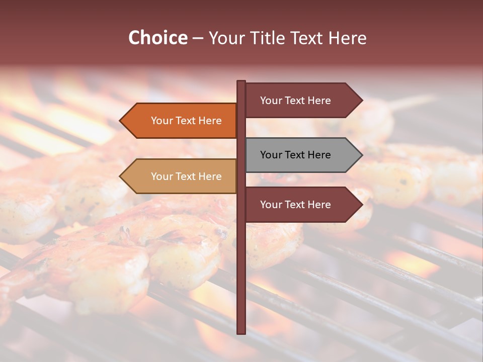 Party Copy Space Red PowerPoint Template