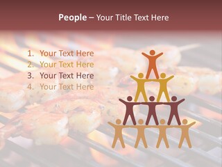 Party Copy Space Red PowerPoint Template