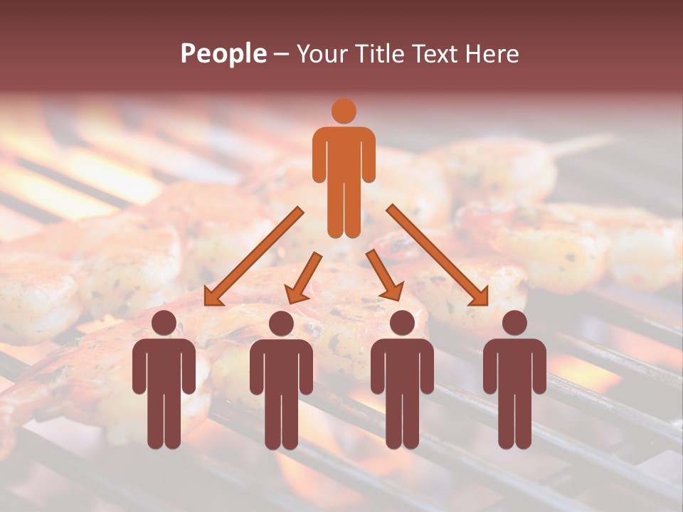 Party Copy Space Red PowerPoint Template