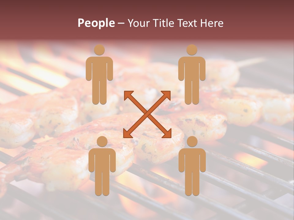 Party Copy Space Red PowerPoint Template