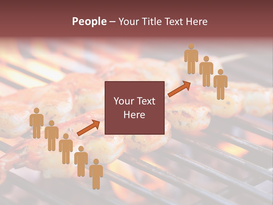 Party Copy Space Red PowerPoint Template