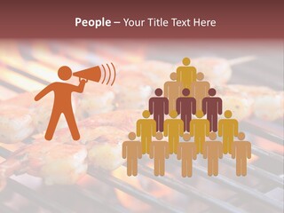 Party Copy Space Red PowerPoint Template