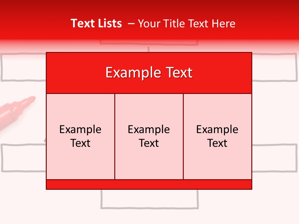 Arrow Sketching Board PowerPoint Template