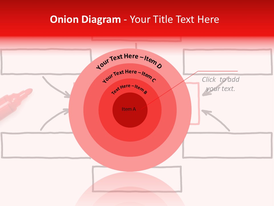 Arrow Sketching Board PowerPoint Template