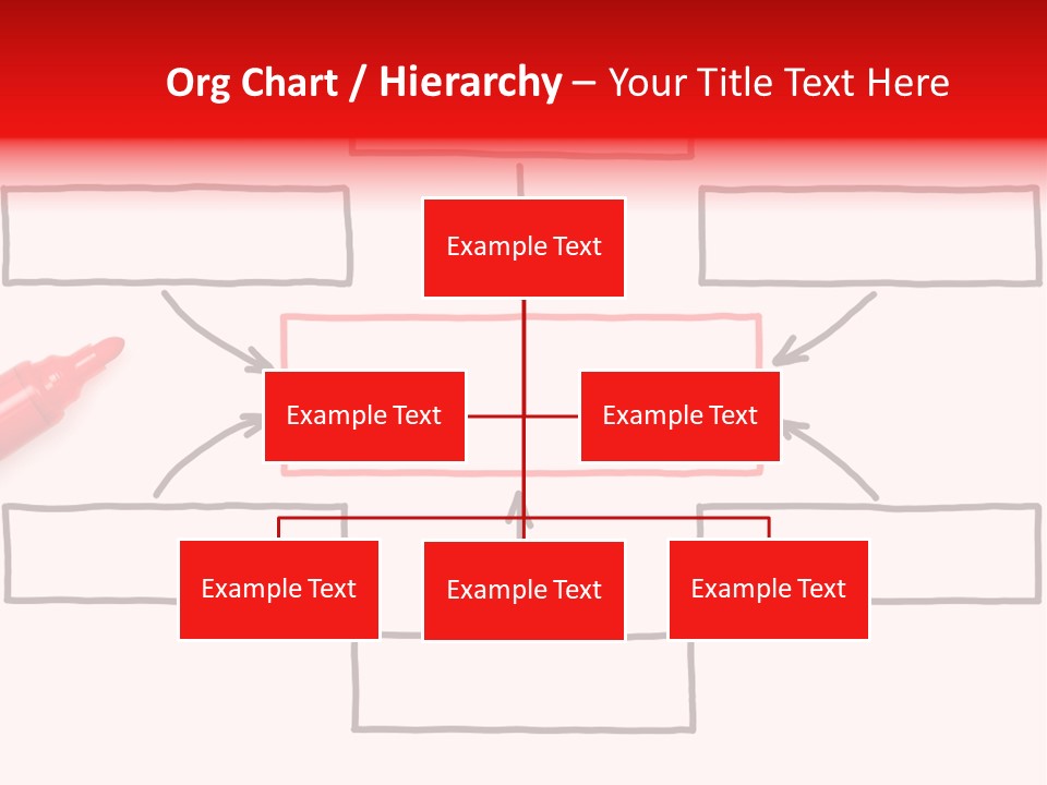 Arrow Sketching Board PowerPoint Template