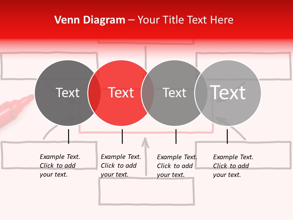 Arrow Sketching Board PowerPoint Template