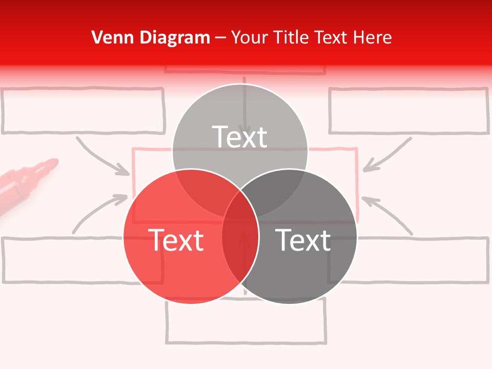 Arrow Sketching Board PowerPoint Template