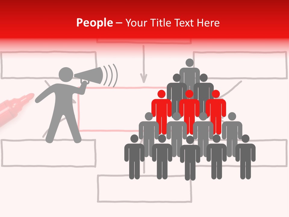 Arrow Sketching Board PowerPoint Template