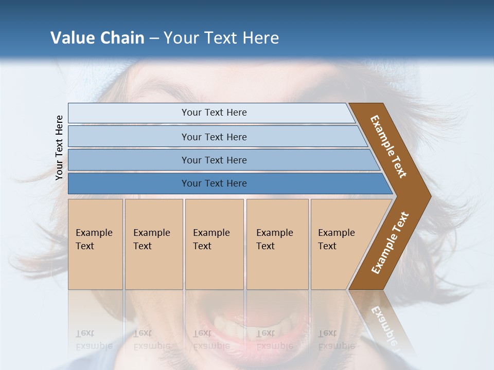 Hair Masculine Close Up PowerPoint Template