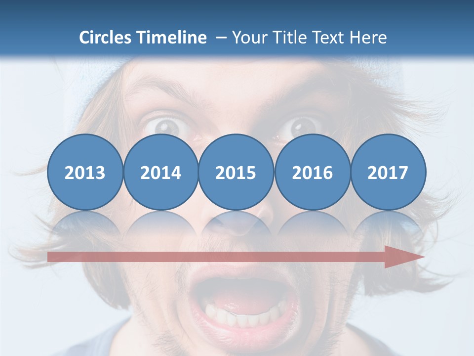 Hair Masculine Close Up PowerPoint Template