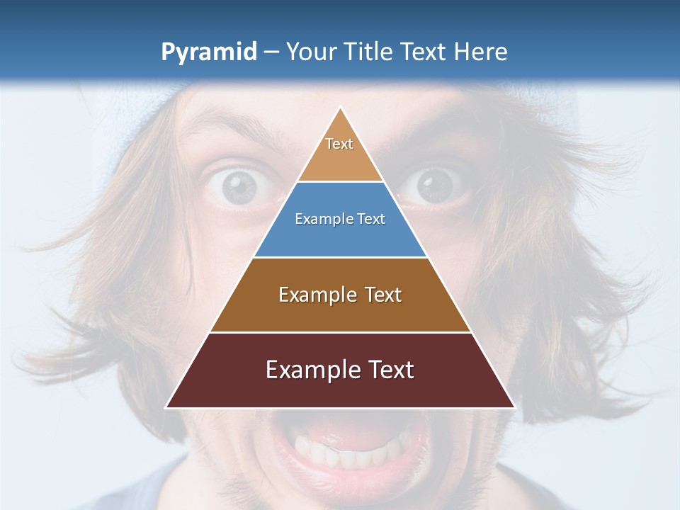 Hair Masculine Close Up PowerPoint Template