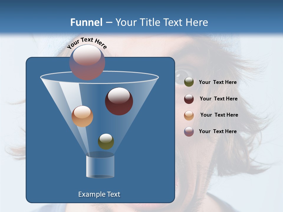 Hair Masculine Close Up PowerPoint Template