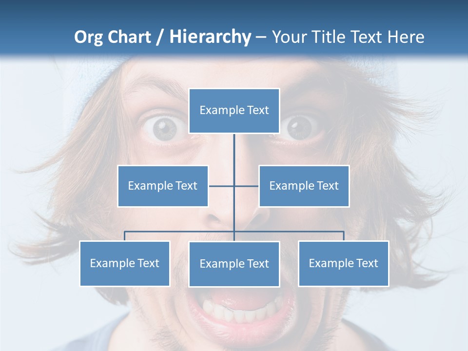Hair Masculine Close Up PowerPoint Template
