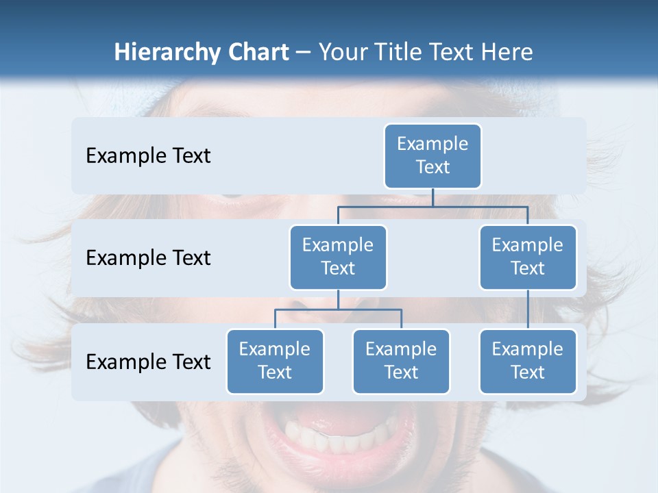 Hair Masculine Close Up PowerPoint Template