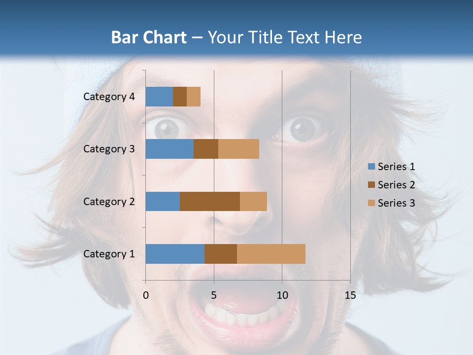 Hair Masculine Close Up PowerPoint Template