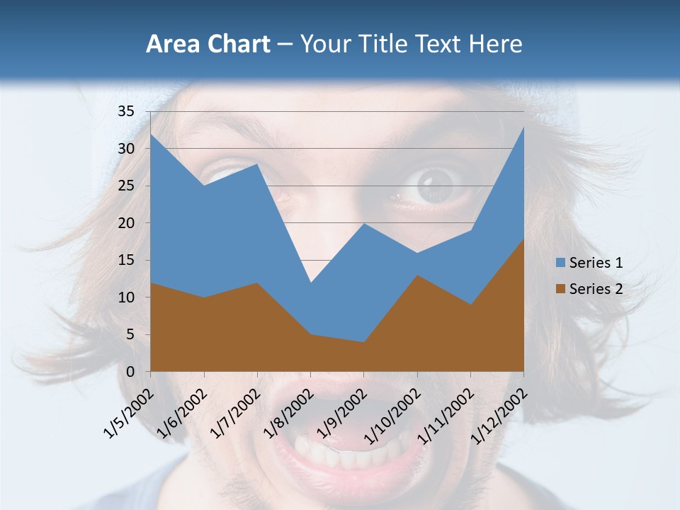 Hair Masculine Close Up PowerPoint Template