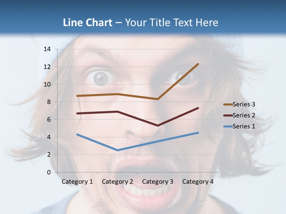 Hair Masculine Close Up PowerPoint Template