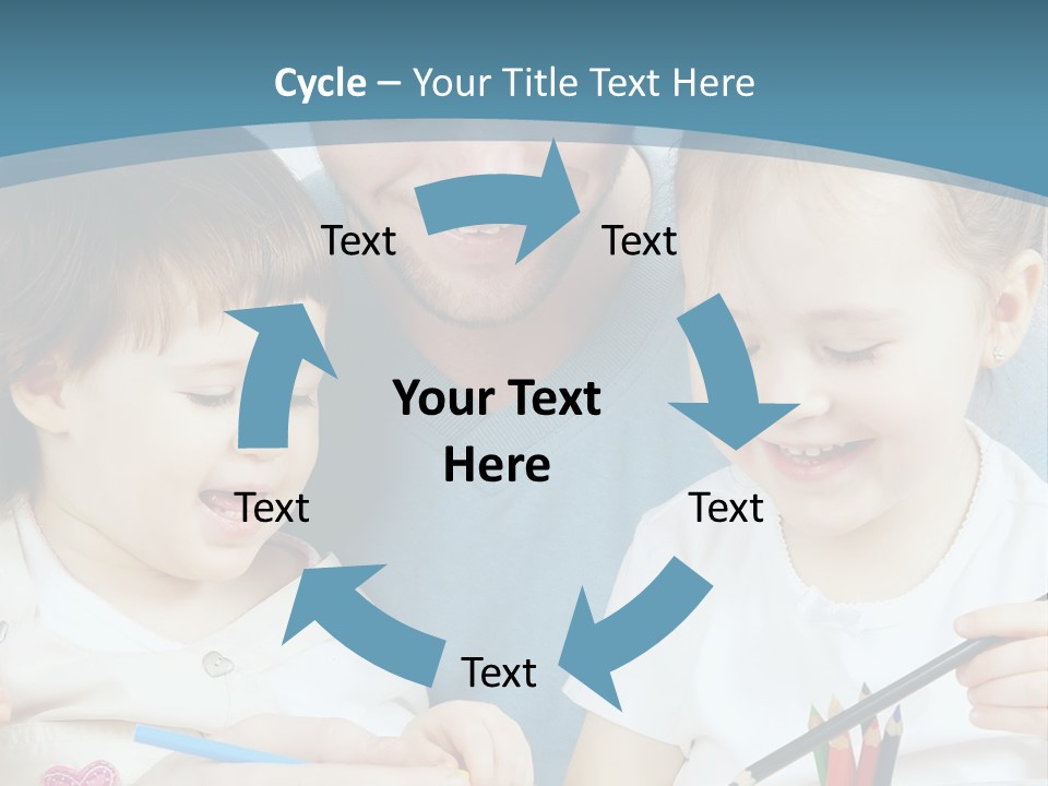 Paper Together Image PowerPoint Template