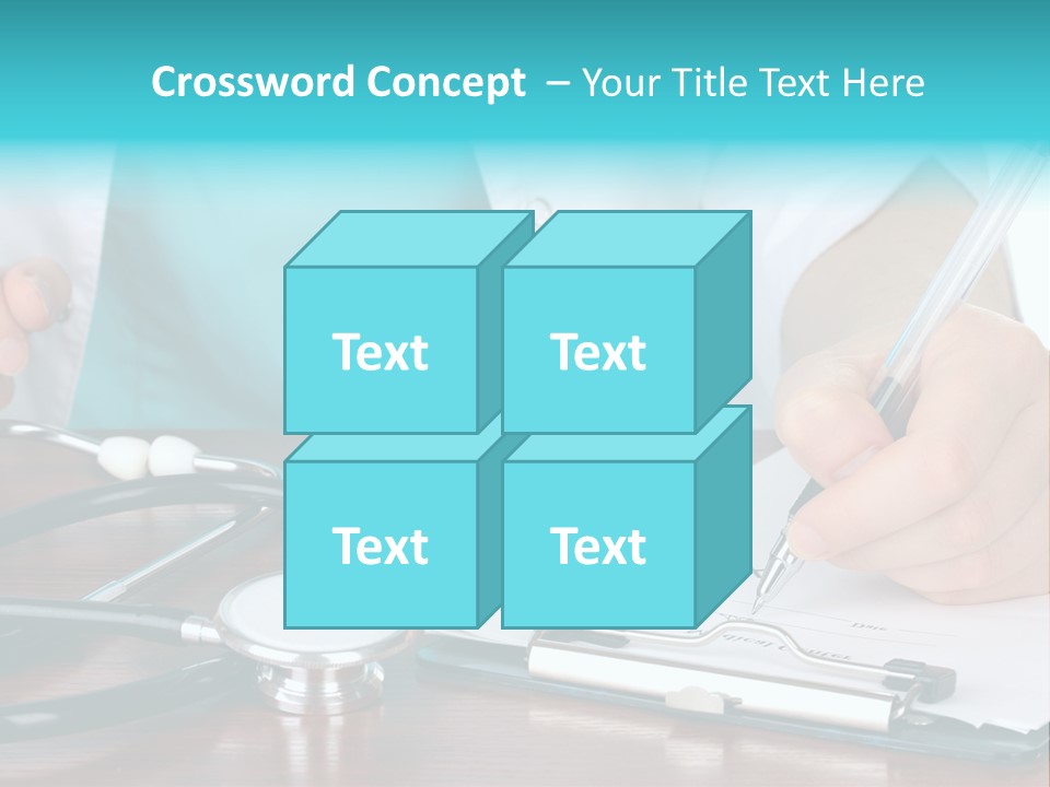 White Write Note PowerPoint Template