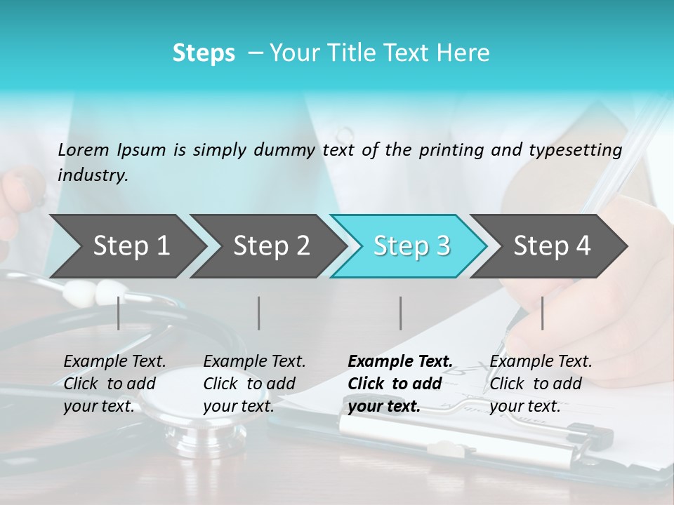 White Write Note PowerPoint Template