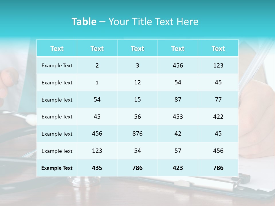 White Write Note PowerPoint Template