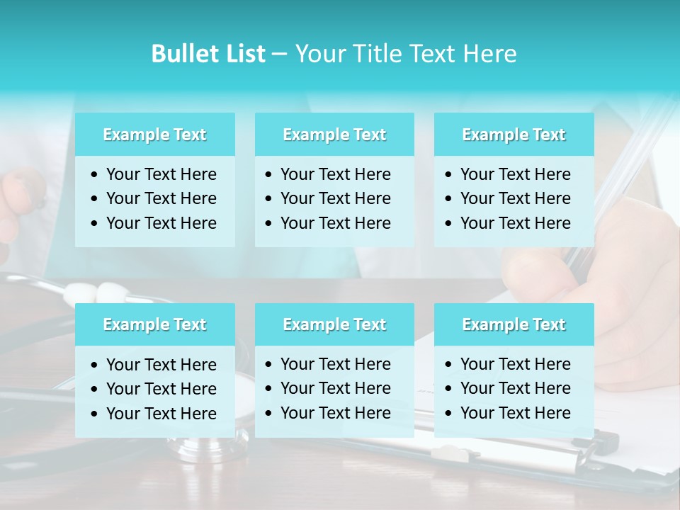 White Write Note PowerPoint Template