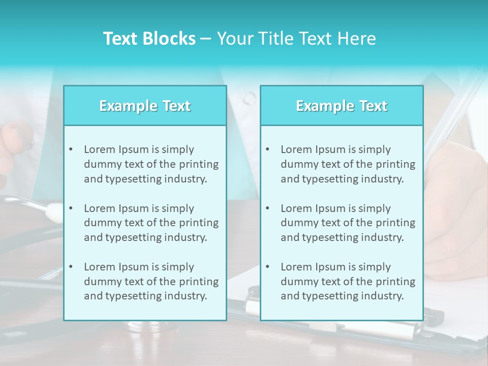White Write Note PowerPoint Template