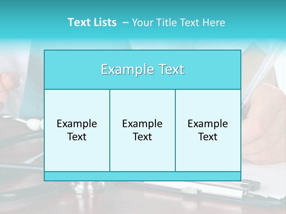 White Write Note PowerPoint Template