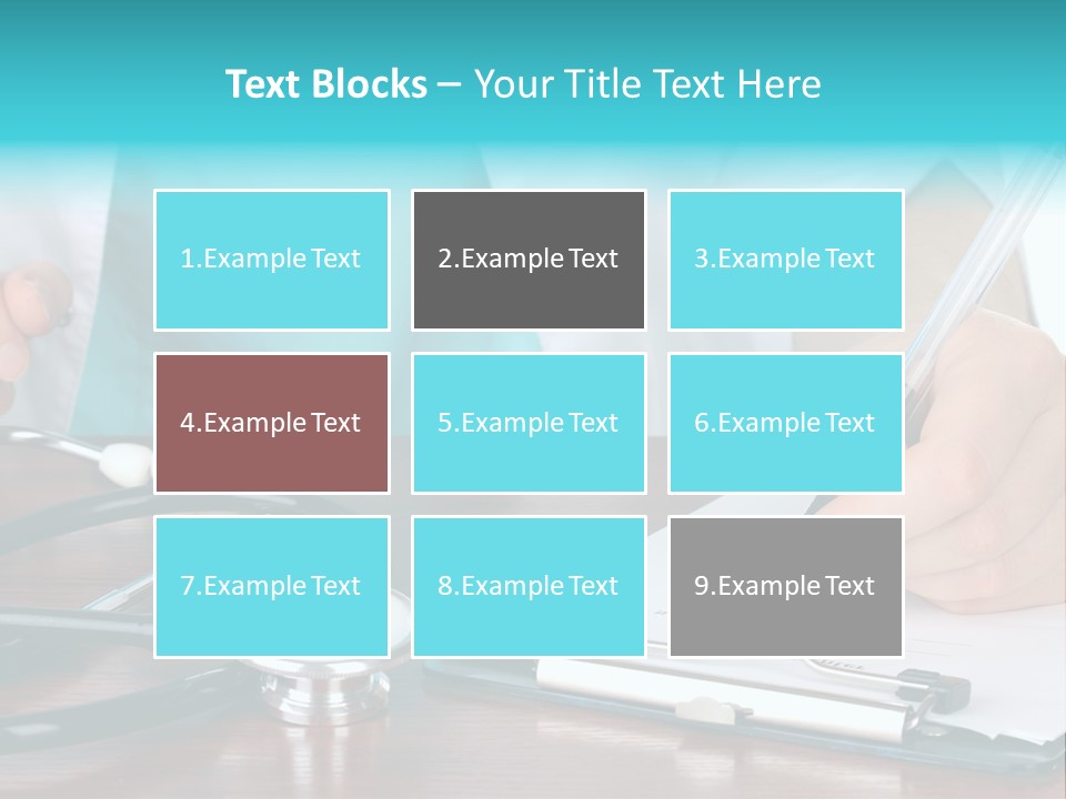 White Write Note PowerPoint Template