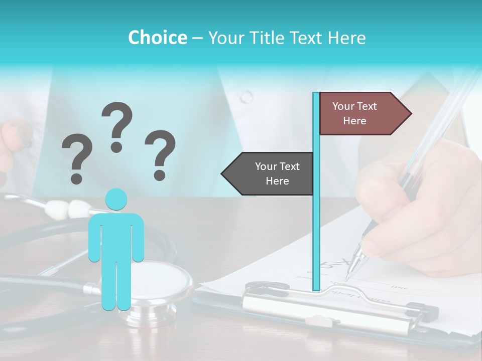 White Write Note PowerPoint Template