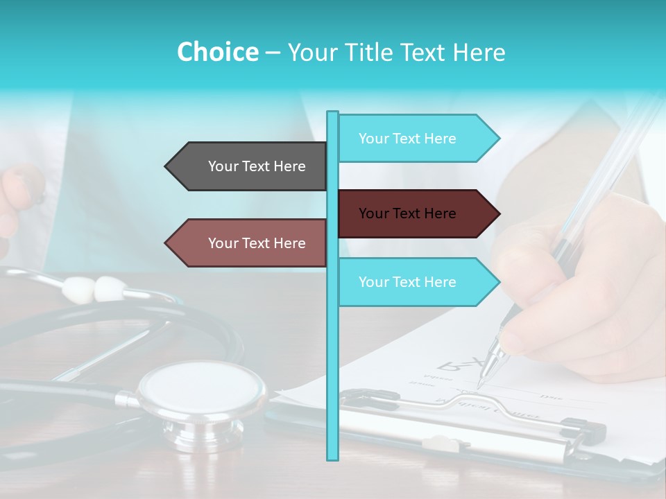 White Write Note PowerPoint Template