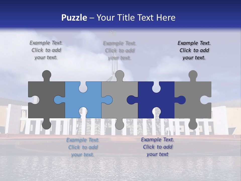 Horizon Icon Canberra PowerPoint Template