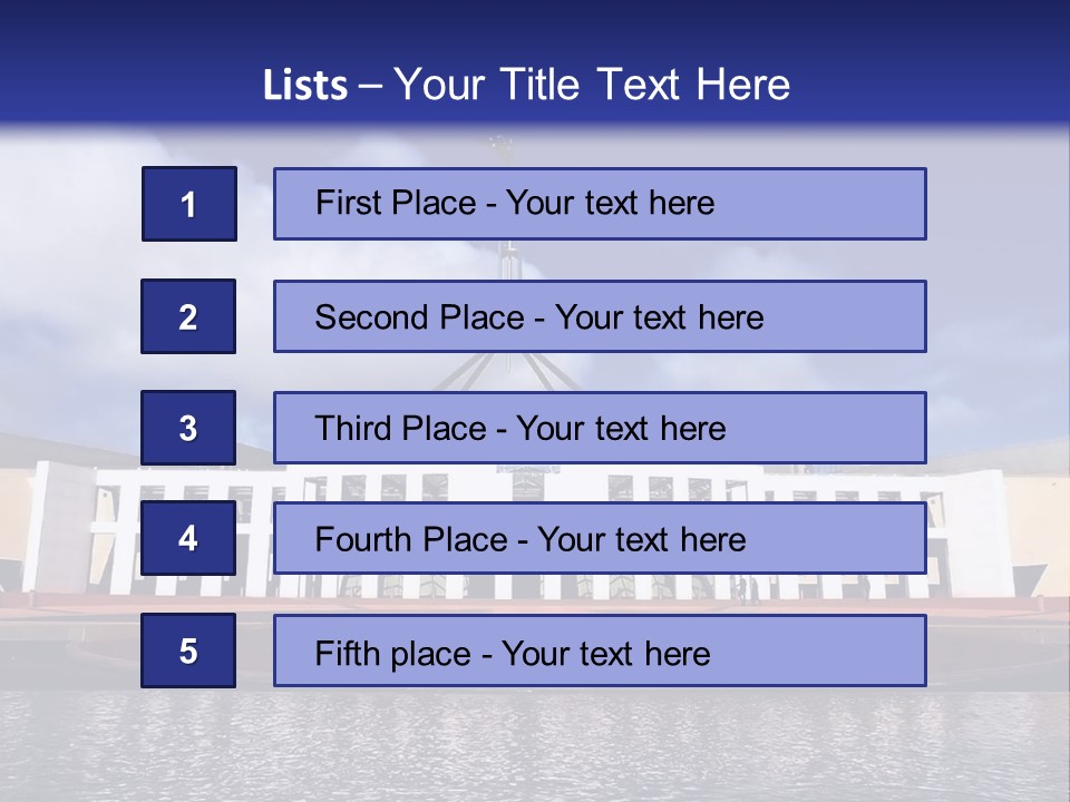 Horizon Icon Canberra PowerPoint Template