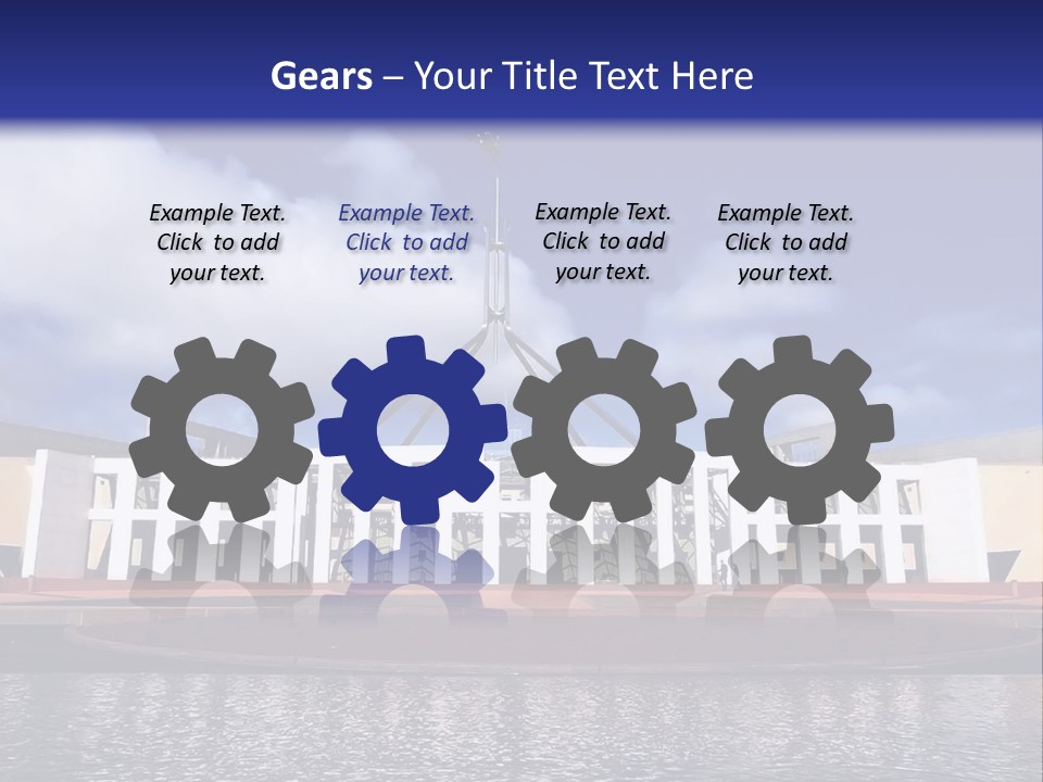 Horizon Icon Canberra PowerPoint Template