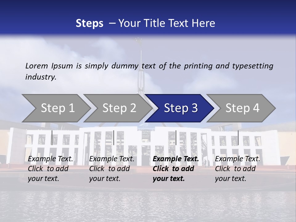 Horizon Icon Canberra PowerPoint Template