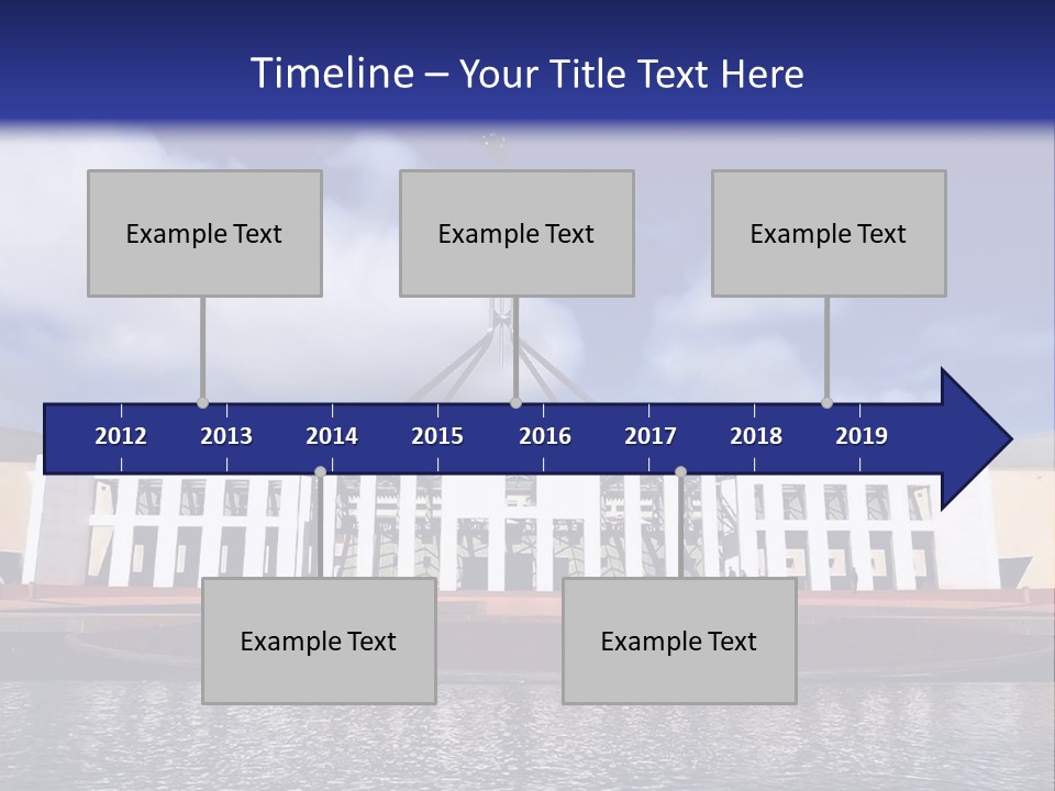 Horizon Icon Canberra PowerPoint Template