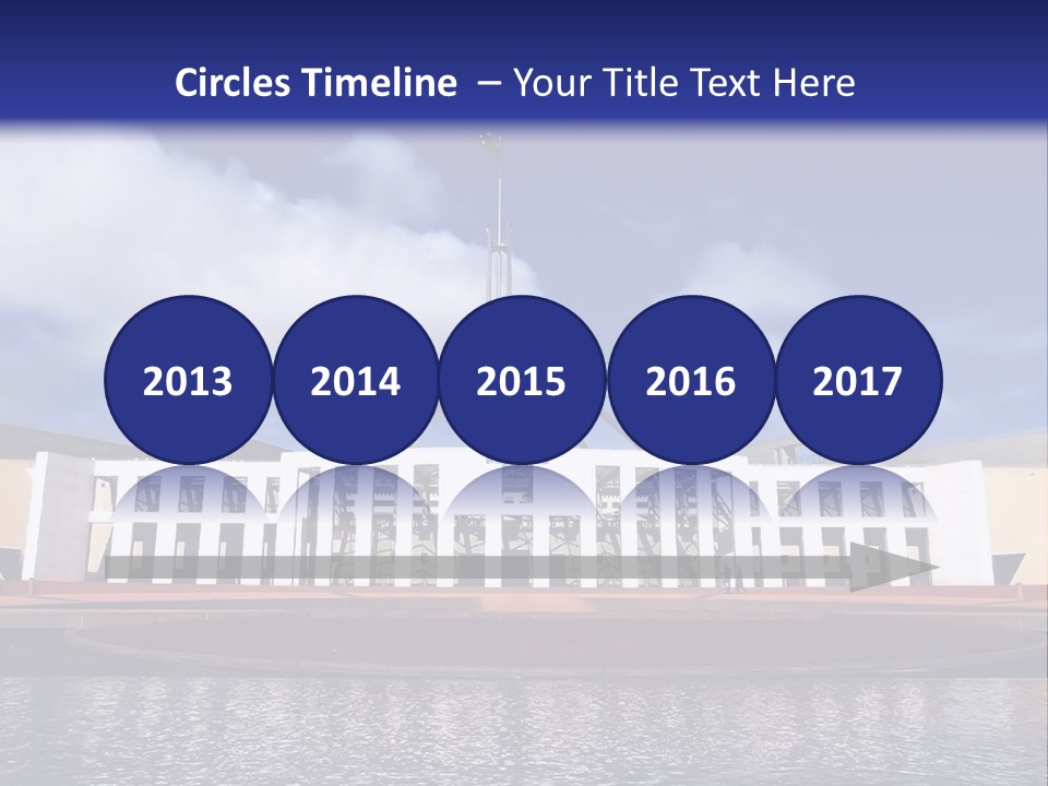 Horizon Icon Canberra PowerPoint Template